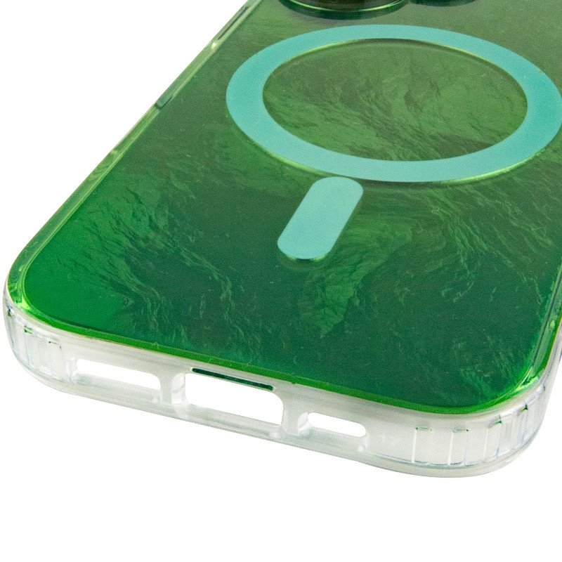 Купити Чохол TPU Shiny Mountain Magnetic Fit на Apple iPhone 17 (6.3") (Green) на vchehle.ua