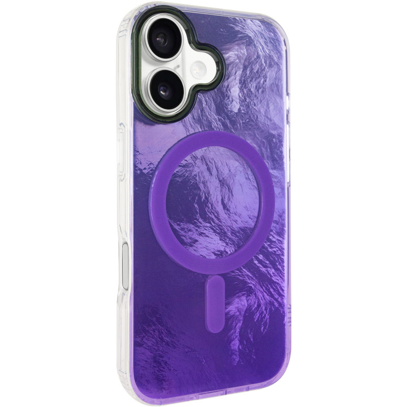 Чохол TPU Shiny Mountain Magnetic Fit на Apple iPhone 17 (6.3") (Purple)