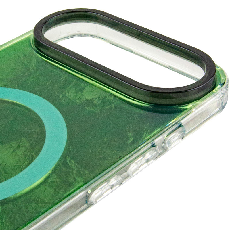 Чехол TPU Shiny Mountain (MagFit) для Apple iPhone 17 Air (6.5") (Green) в магазине vchehle.ua