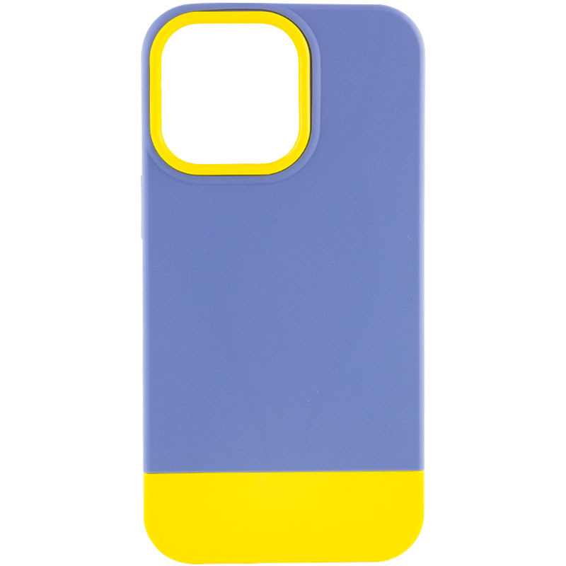 Чохол TPU+PC Bichromatic на Apple iPhone 13 Pro Max (6.7") (Blue / Yellow)