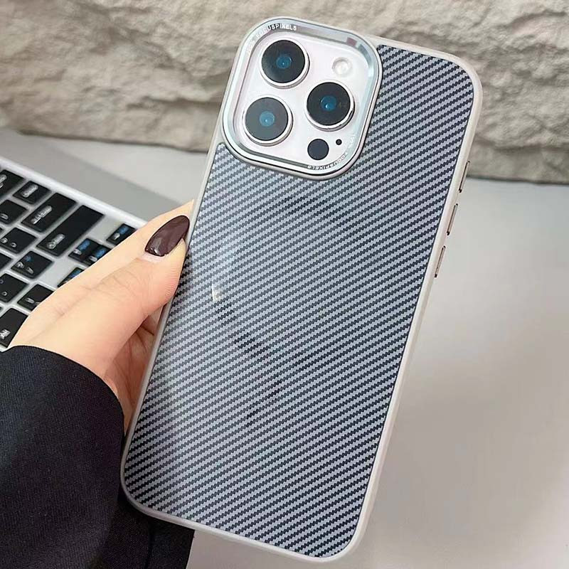 Фото Чохол TPU+PC Carbon Mirage with Magnetic safe на Apple iPhone 15 Pro Max (6.7") (Grey) на vchehle.ua