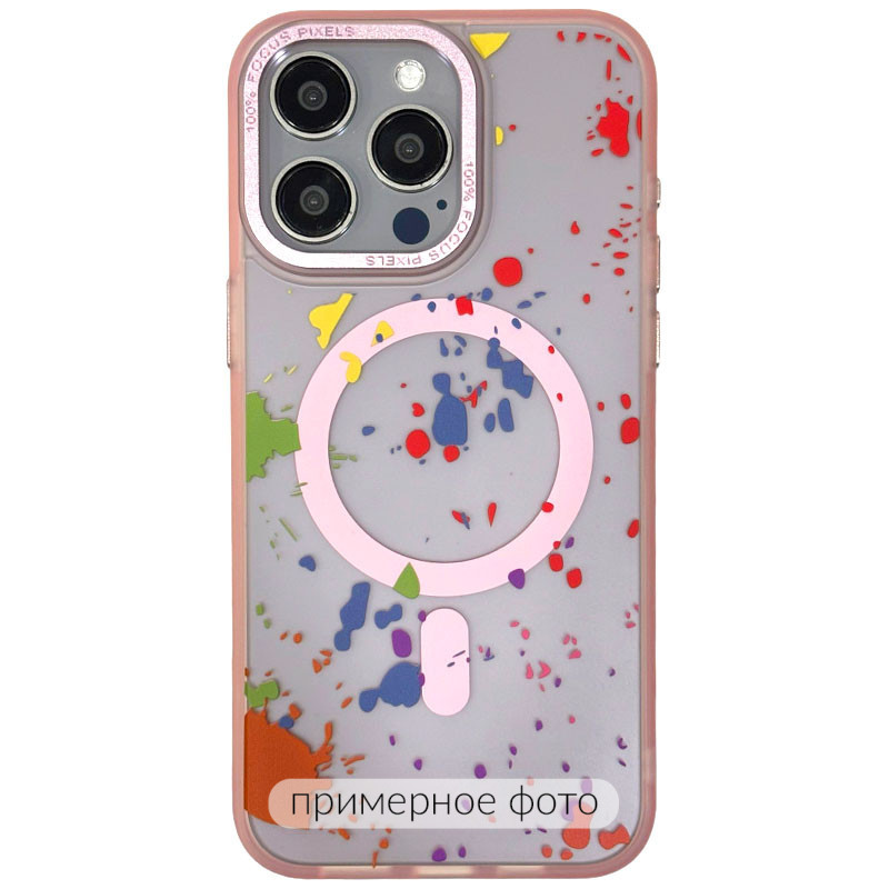 Чехол TPU+PC Flush with Magnetic Safe для Samsung Galaxy S24 / S25 (Baby pink)
