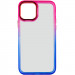 Фото Чехол TPU+PC Fresh sip series для Apple iPhone 14 (6.1") (Синий / Розовый) на vchehle.ua