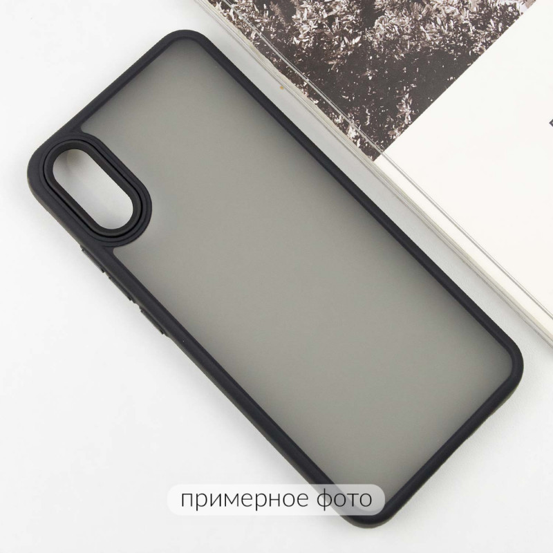 Фото Чехол TPU+PC Lyon Frosted для Oppo A60 4G (Black) на vchehle.ua