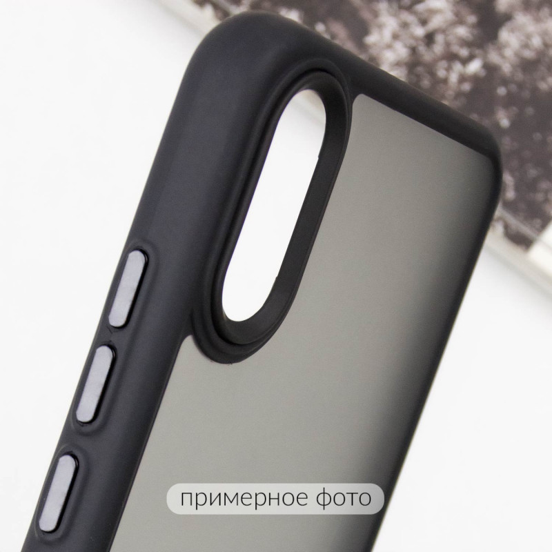 Купить Чехол TPU+PC Lyon Frosted для Oppo A60 4G (Black) на vchehle.ua