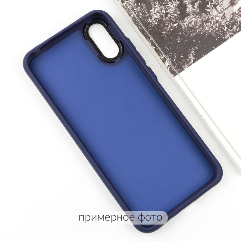 Фото Чехол TPU+PC Lyon Frosted для Oppo A60 4G (Navy Blue) в магазине vchehle.ua