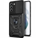 Удароміцний чохол Ummi Camshield Serge Ring на Samsung Galaxy S22+ (Чорний)