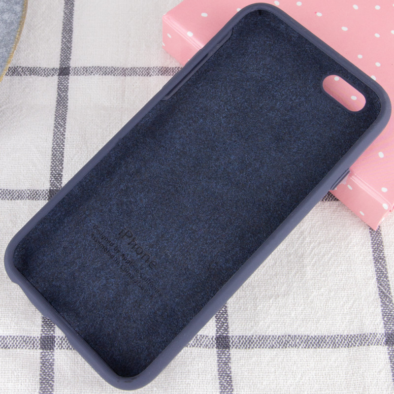 Фото Чехол Silicone Case Full Protective (AA) для Apple iPhone 6/6s (4.7") (Темно-синий / Midnight blue) в магазине vchehle.ua