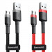 Дата кабель Baseus Cafule USB to MicroUSB Cable 2.4A (1m) (CAMKLF-B)