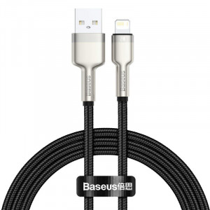 Дата кабель Baseus Cafule Metal USB to Lightning 2.4A (1m) (CALJK-A0)