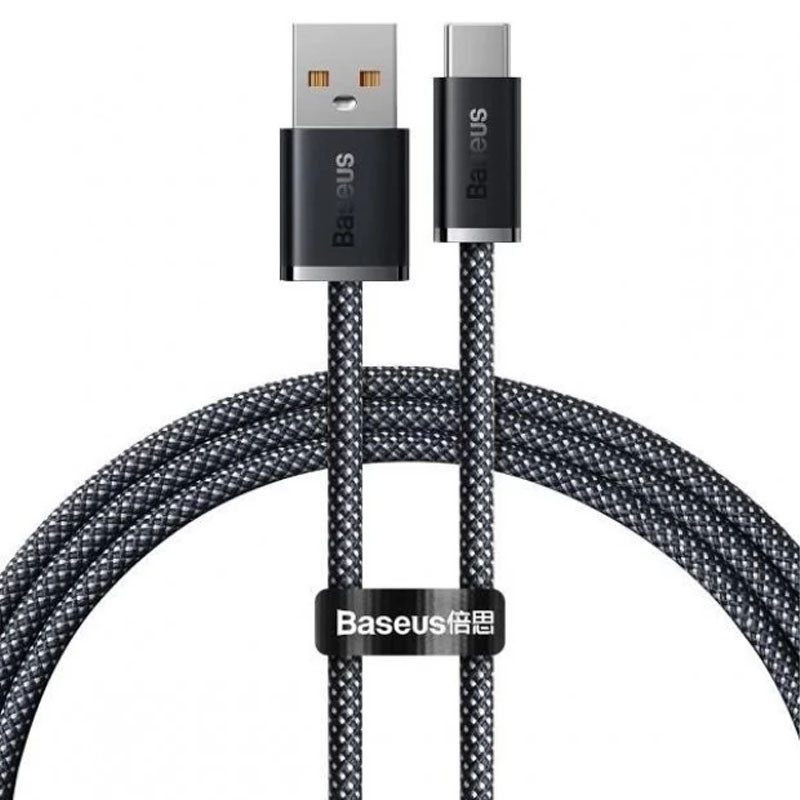 Фото Дата кабель Baseus Dynamic Series USB to Type-C 100W (1m) (CALD00060) (Slate Gray) на vchehle.ua