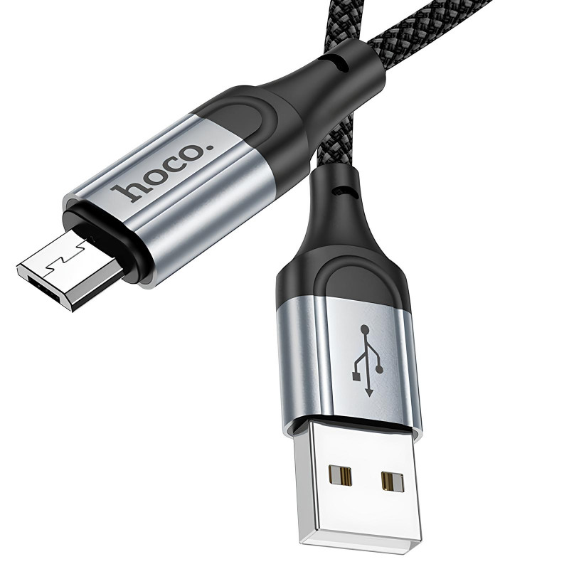 Фото Дата кабель Hoco X102 Fresh USB to MicroUSB (1m) (Black) на vchehle.ua