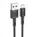 Дата кабель Hoco X83 Victory USB to MicroUSB (1m) (Black)