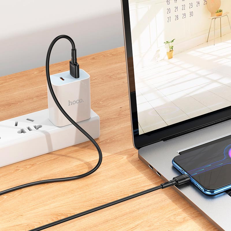 Купити Дата кабель Hoco X83 Victory USB to MicroUSB (1m) (Black) на vchehle.ua