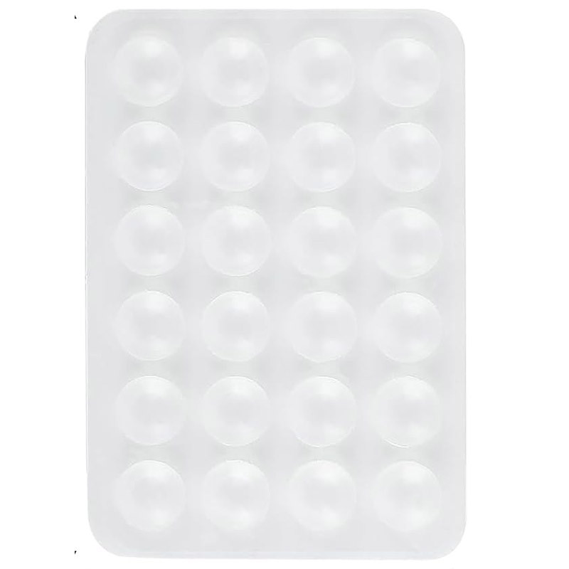 Держатель-присоска для телефона Double Side Silicone 80*55мм (Transparent)