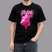 Фото Футболка черная Pink liquid face на vchehle.ua