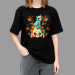 Фото Футболка чорна Bones and Blooms на vchehle.ua