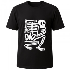 Футболка чорна Boxed Sceleton