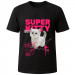 Футболка чорна Super kitty (M)