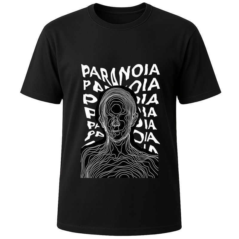 Футболка чорна Paranoia (XXXL)