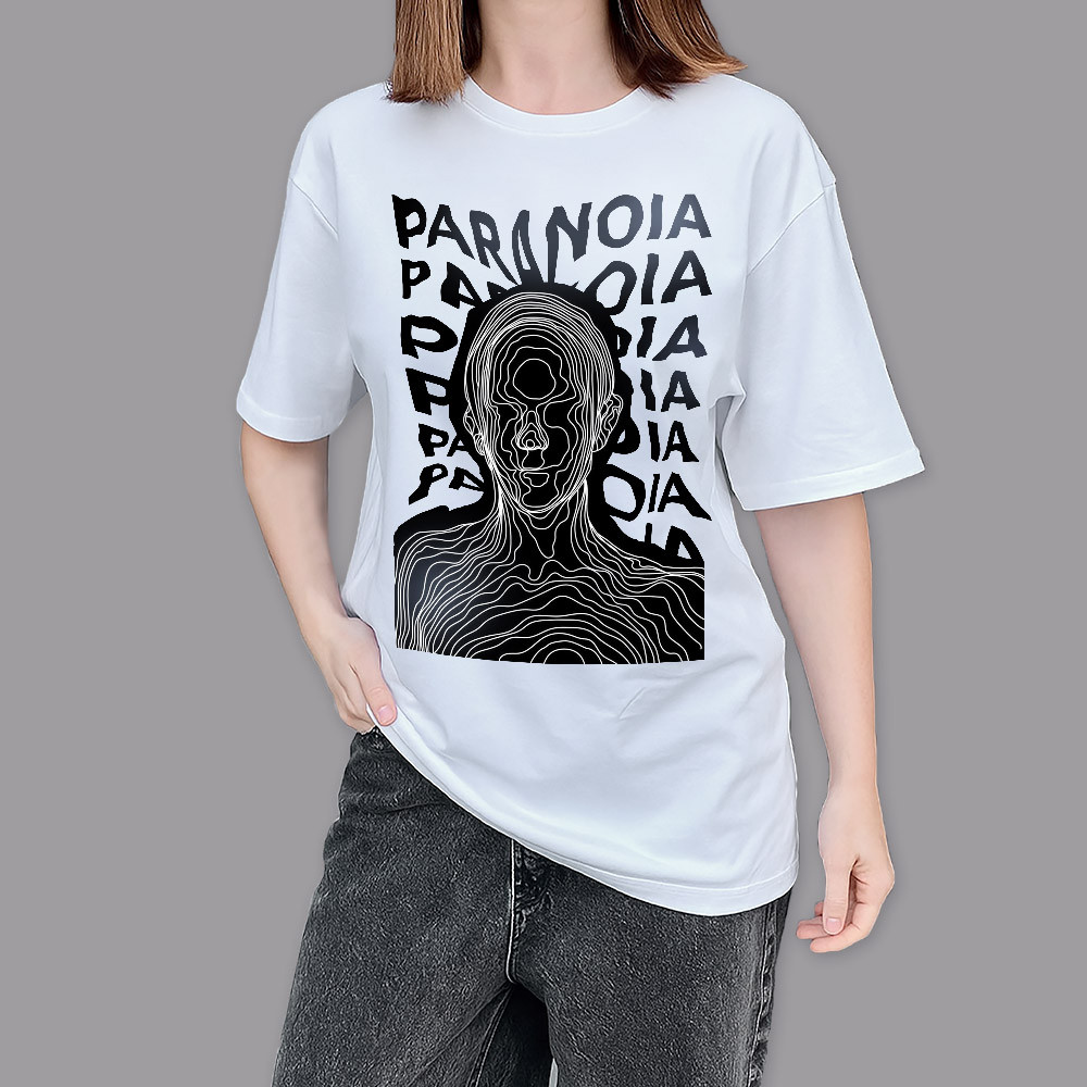 Фото Футболка белая Paranoia в магазине vchehle.ua