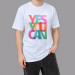Фото Футболка біла Yes you can на vchehle.ua