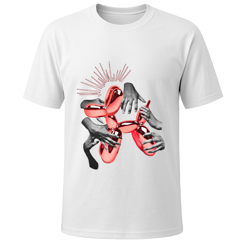 Футболка белая Balloon dog (XXXL)