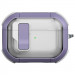 Футляр противоударный Locking Button для наушников Airpods Pro (Light Purple)