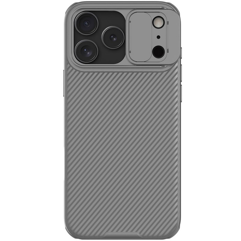 Фото Карбоновая накладка Nillkin CamShield Pro для Apple iPhone 17 Pro Max (6.9") (Titanium gray) в магазине vchehle.ua