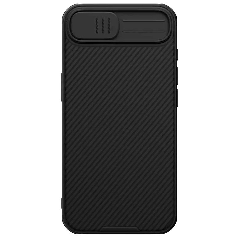 Фото Карбоновая накладка Nillkin CamShield Pro Magnetic для Apple iPhone 16e / 17e (6.1") (Black) на vchehle.ua