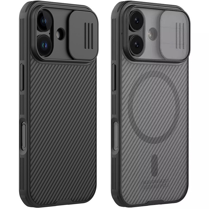 Карбоновая накладка Nillkin CamShield Pro Magnetic для Apple iPhone 17 (6.3")