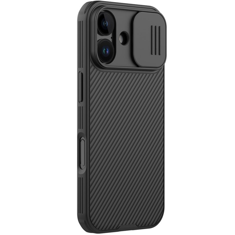 Карбоновая накладка Nillkin CamShield Pro Magnetic для Apple iPhone 17 (6.3") (Black)