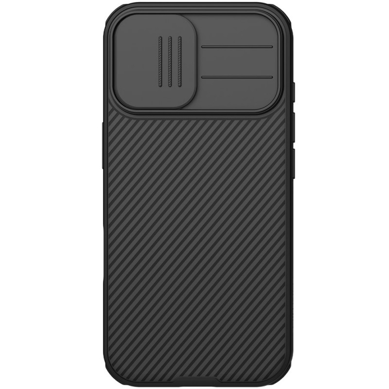 Фото Карбоновая накладка Nillkin CamShield Pro Magnetic для Apple iPhone 17 (6.3") (Black) на vchehle.ua