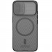 Фото Карбоновая накладка Nillkin CamShield Pro Magnetic для Apple iPhone 17 (6.3") (Transparent black) на vchehle.ua