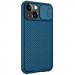 Карбонова накладка Nillkin CamShield Pro на Apple iPhone 13 / 14 (6.1") (Blue) в магазині vchehle.ua