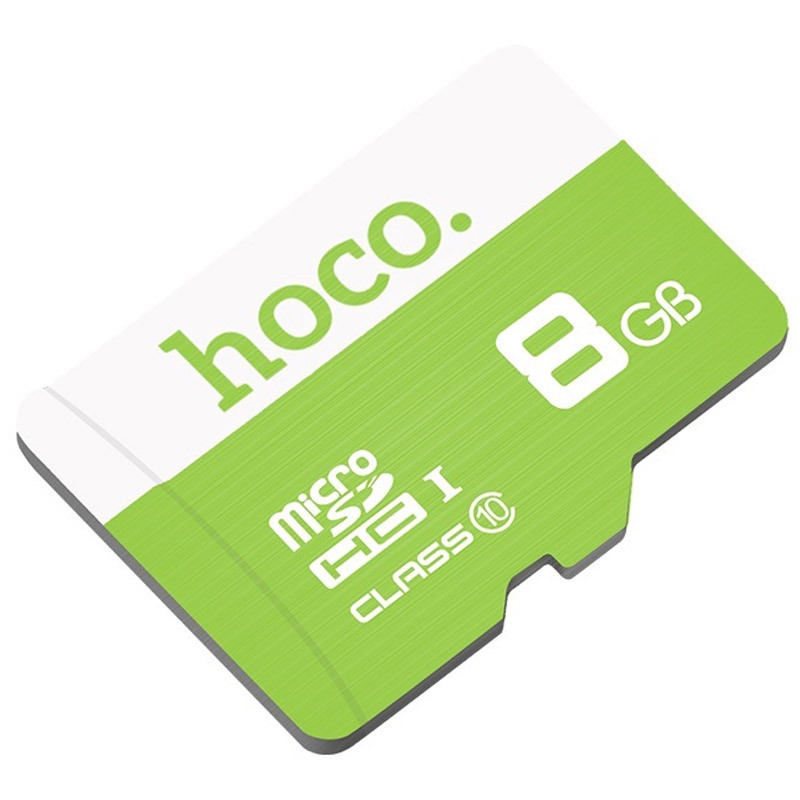 Карта пам'яті Hoco microSDHC Class 10 - 8GB (без адаптера) (Green)