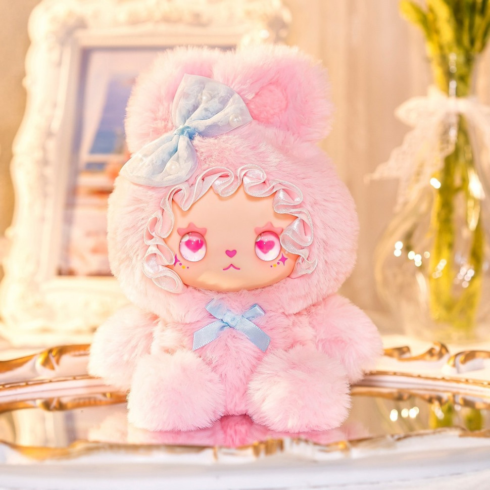 Фото Коллекционная мягкая игрушка с кольцом "Зайчики" POP TOP Lucky Emma MJ-000090 серии "Lovely Emma" на vchehle.ua