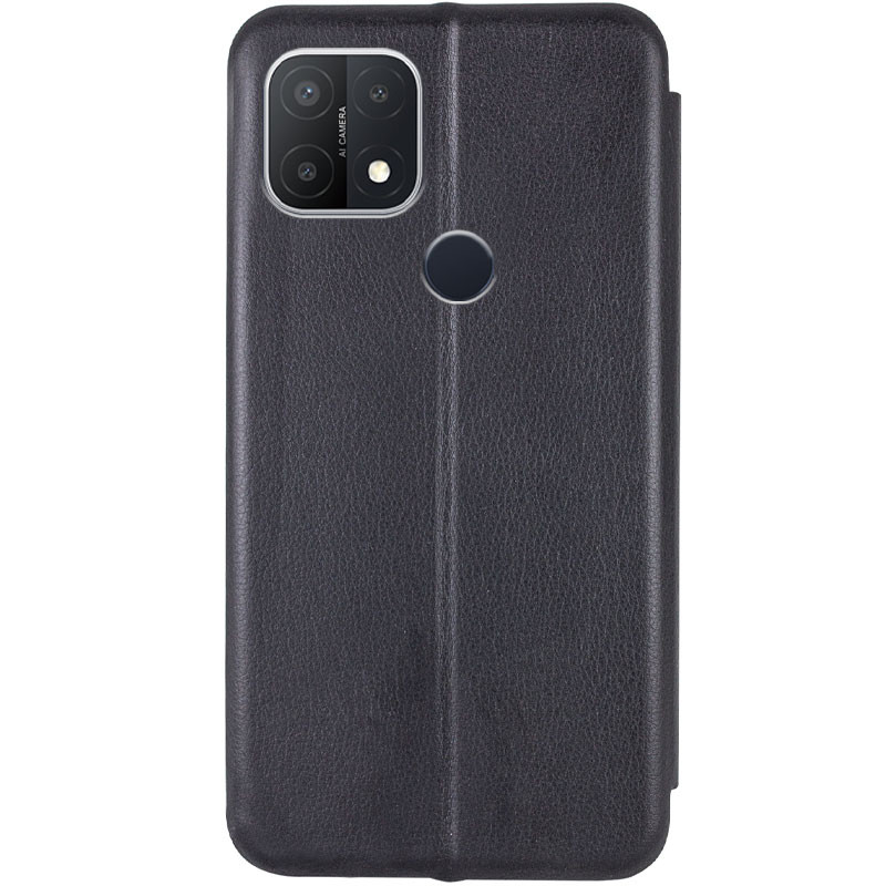 Фото Кожаный чехол-книжка Classy для Oppo A15s / A15 (Черный) в магазине vchehle.ua