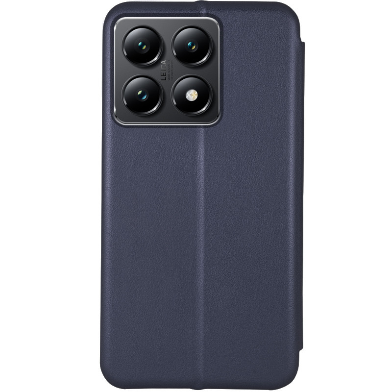 Фото Шкіряний чохол-книжка Classy на Xiaomi 14T Pro (Темно-синій) на vchehle.ua