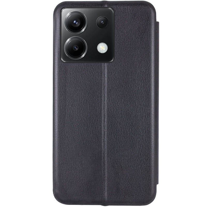 Фото Кожаный чехол-книжка Classy для Xiaomi Poco X6 / Note 13 Pro 5G (Черный) на vchehle.ua