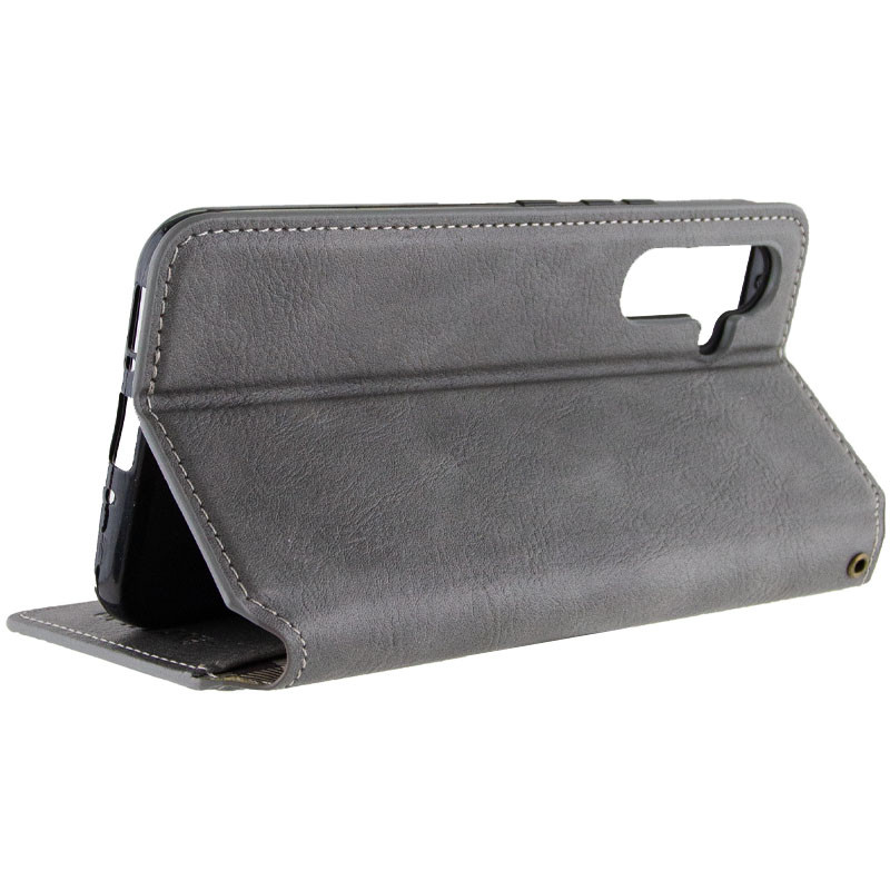 Заказать Кожаный чехол-книжка GETMAN Cubic (PU) для Samsung Galaxy A36 5G / A56 5G (Серый) на vchehle.ua