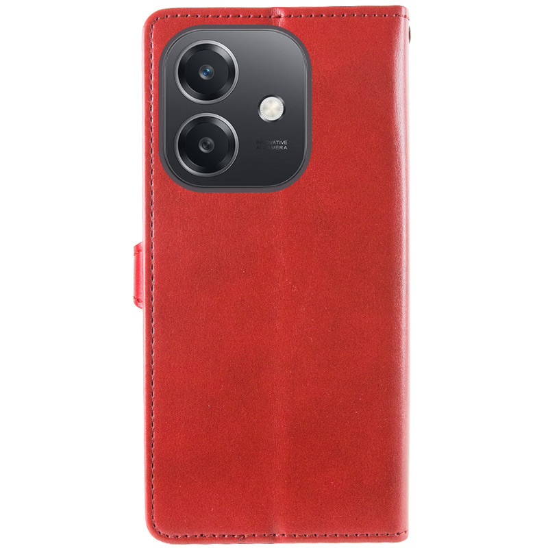 Купить Кожаный чехол-книжка GETMAN Gallant (PU) для Oppo A3 4G / A3x 4G/ A40m (Красный) на vchehle.ua