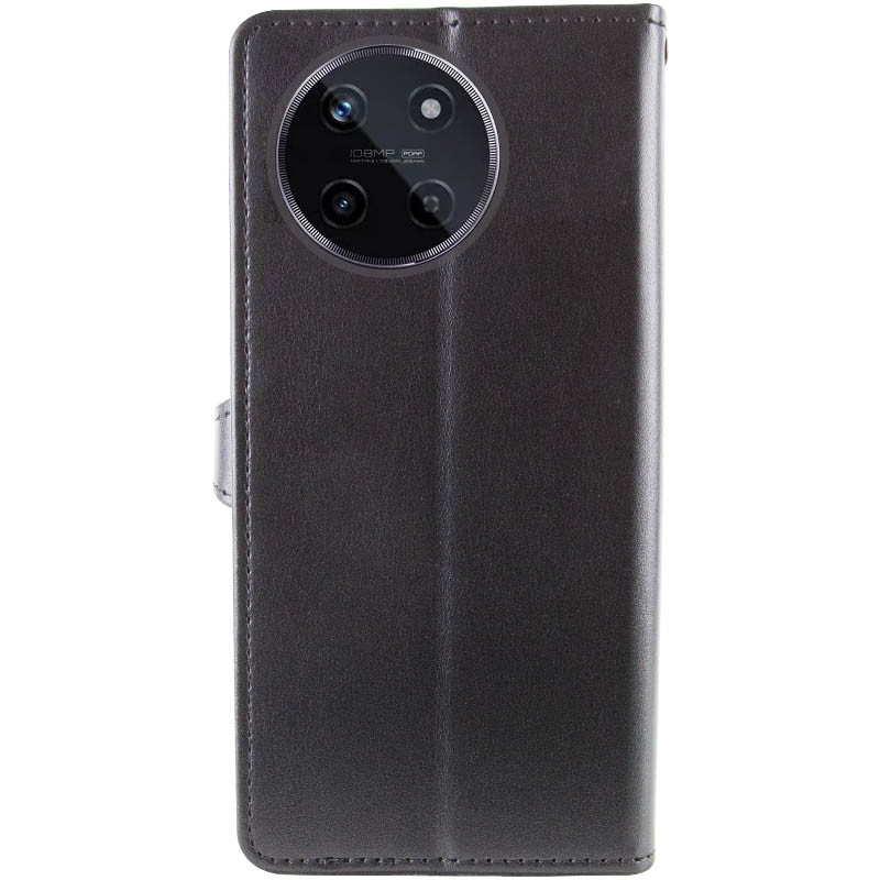 Кожаный чехол-книжка GETMAN Gallant (PU) для Realme 11 4G (Черный) в магазине vchehle.ua