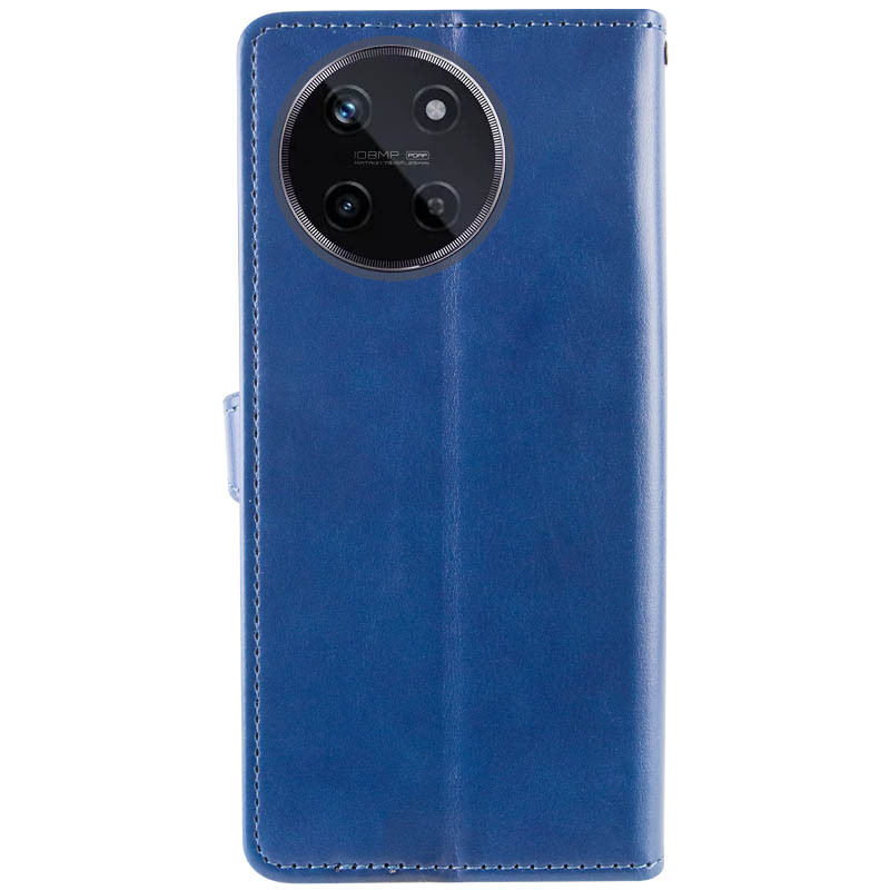 Купить Кожаный чехол-книжка GETMAN Gallant (PU) для Realme 11 4G (Синий) на vchehle.ua