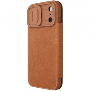 Шкіряний чохол-книжк Nillkin Qin Pro Camshield на Apple iPhone 17 Pro Max (6.9")