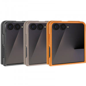 Кожаный чехол Leather Case (AAA) для Samsung Galaxy Z Flip5