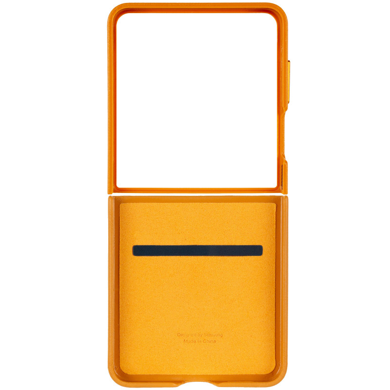 Фото Шкіряний чохол Leather Case (AAA) на Samsung Galaxy Z Flip5 (Brown) в маназині vchehle.ua