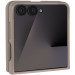 Кожаный чехол Leather Case (AAA) для Samsung Galaxy Z Flip7 (Light Gray)
