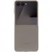 Фото Кожаный чехол Leather Case (AAA) для Samsung Galaxy Z Flip7 (Light Gray) в магазине vchehle.ua