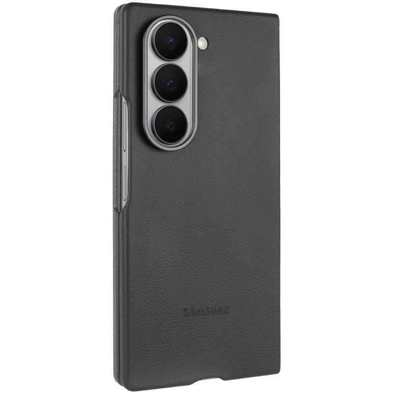 Шкіряний чохол Leather Case (AAA) на Samsung Galaxy Z Fold6 (Black)